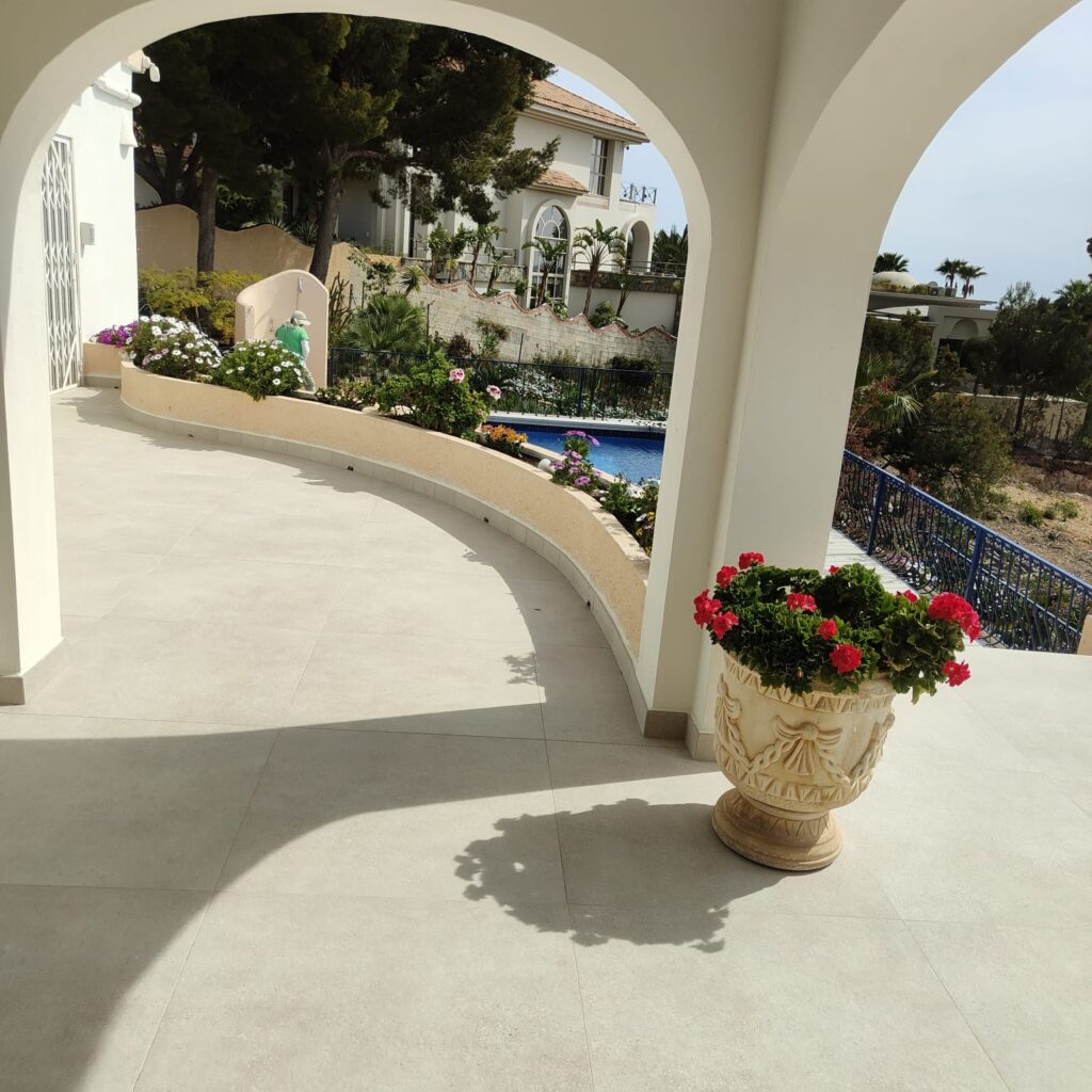 Solving water infiltration terrace Costa Blanca